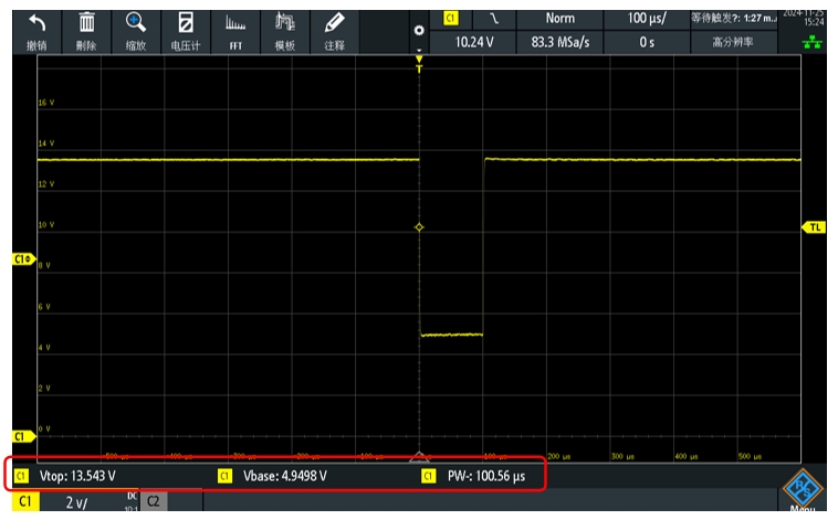 电源电压瞬间下降