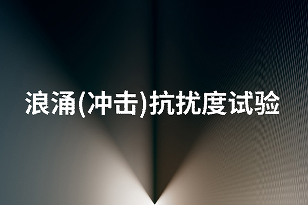 <b>浪涌(冲击)抗扰度试验(IEC61000-4-5标准）</b>