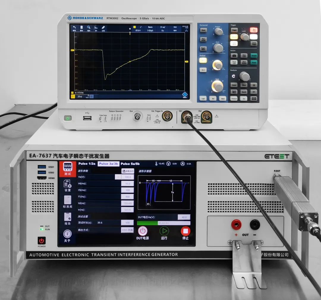 ISO7637 - 2  3a实测波形