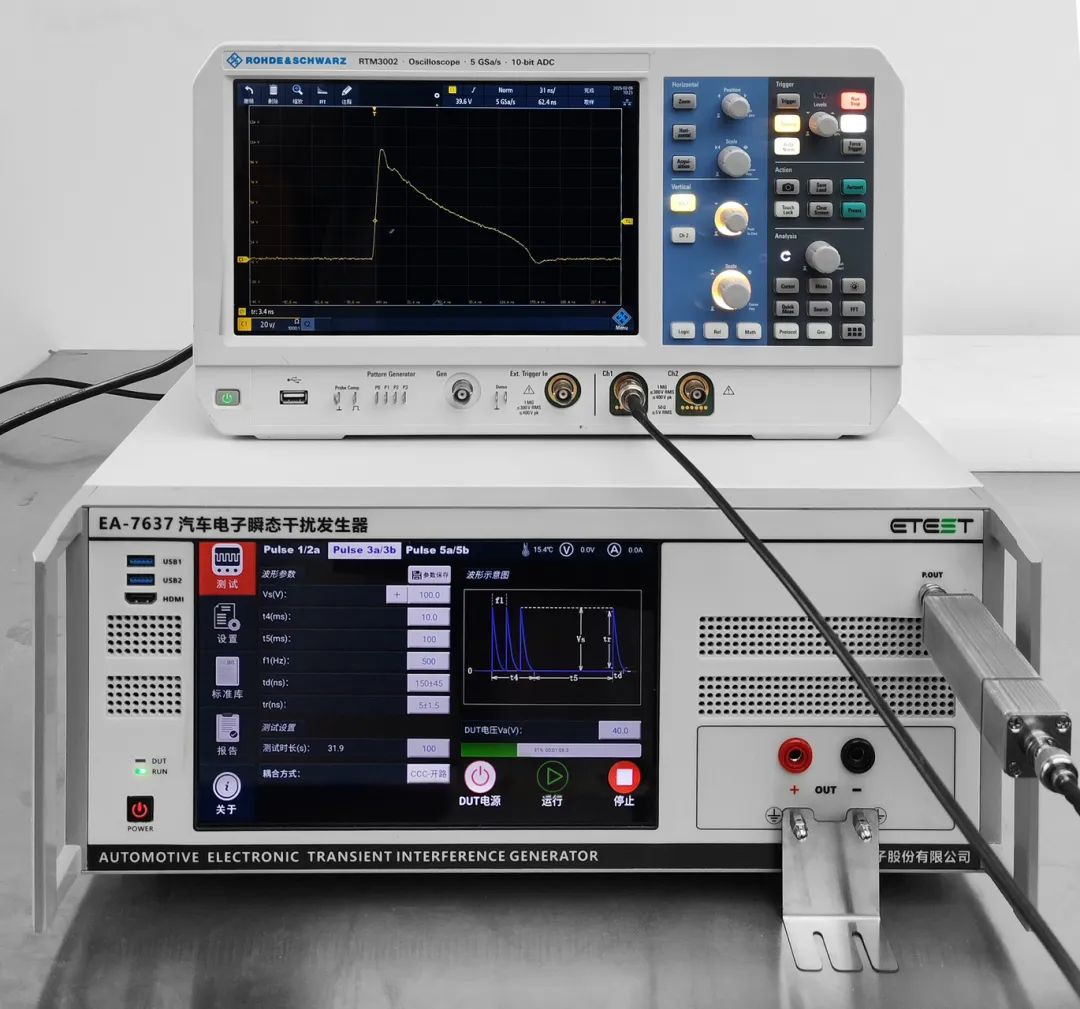 ISO7637 - 2  3b实测波形